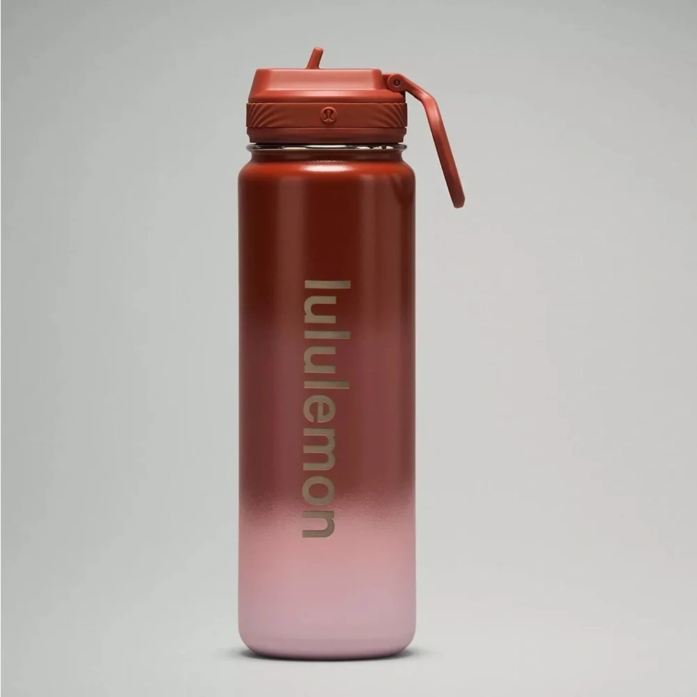 Lululemon Back to Life Sport Bottle 24oz Straw Lid - Picture 1 of 3